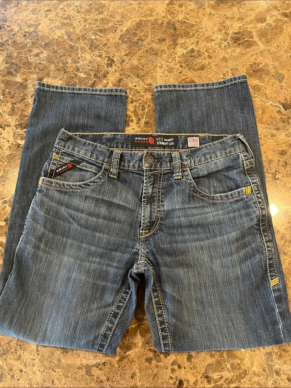 Ariat FR M5 Straight Leg Safety Work Jeans size 32|30 Flame Resistant